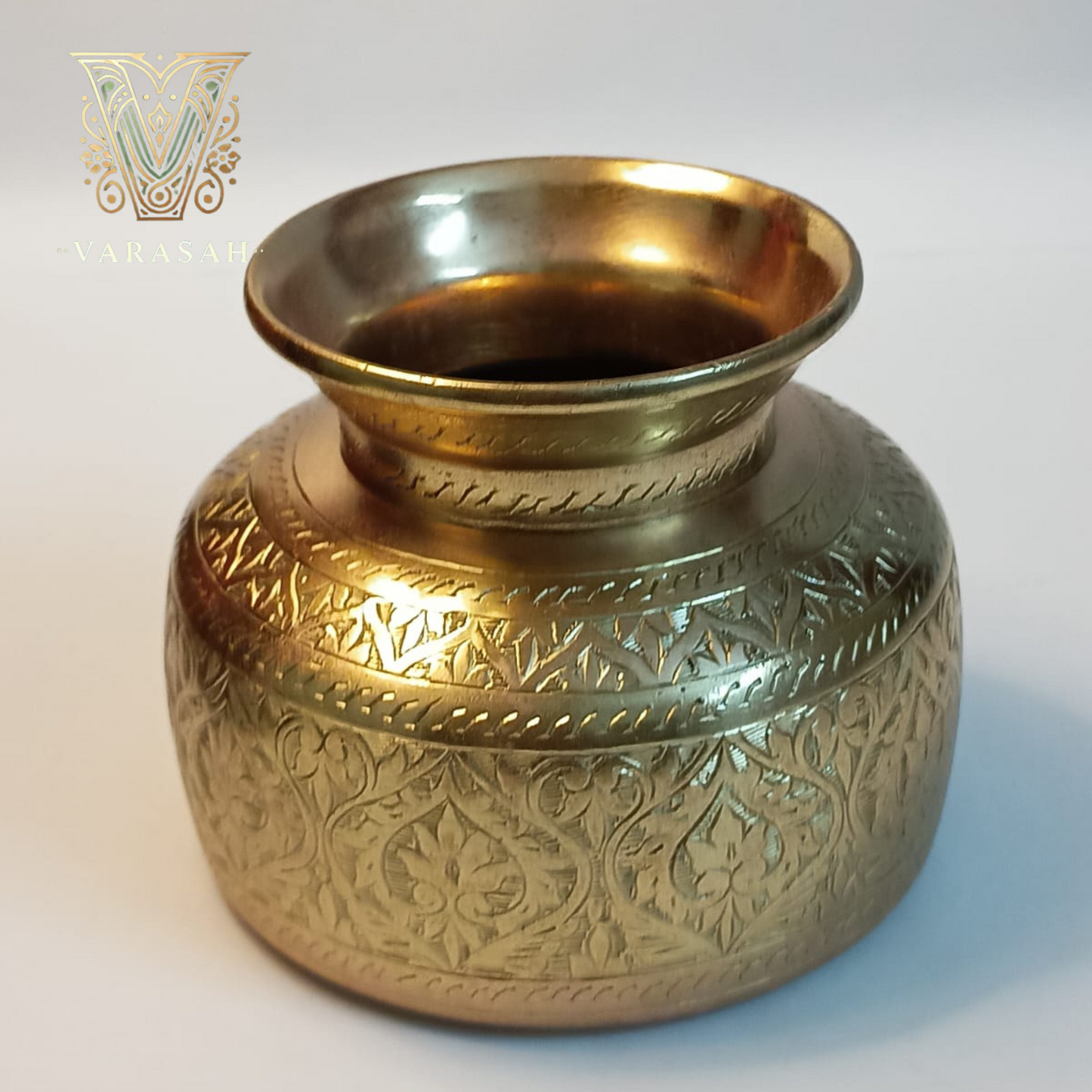 Antique Brass Decorative Jar