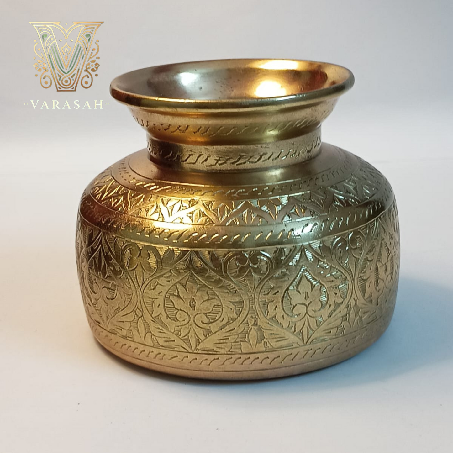 Antique Brass Decorative Jar