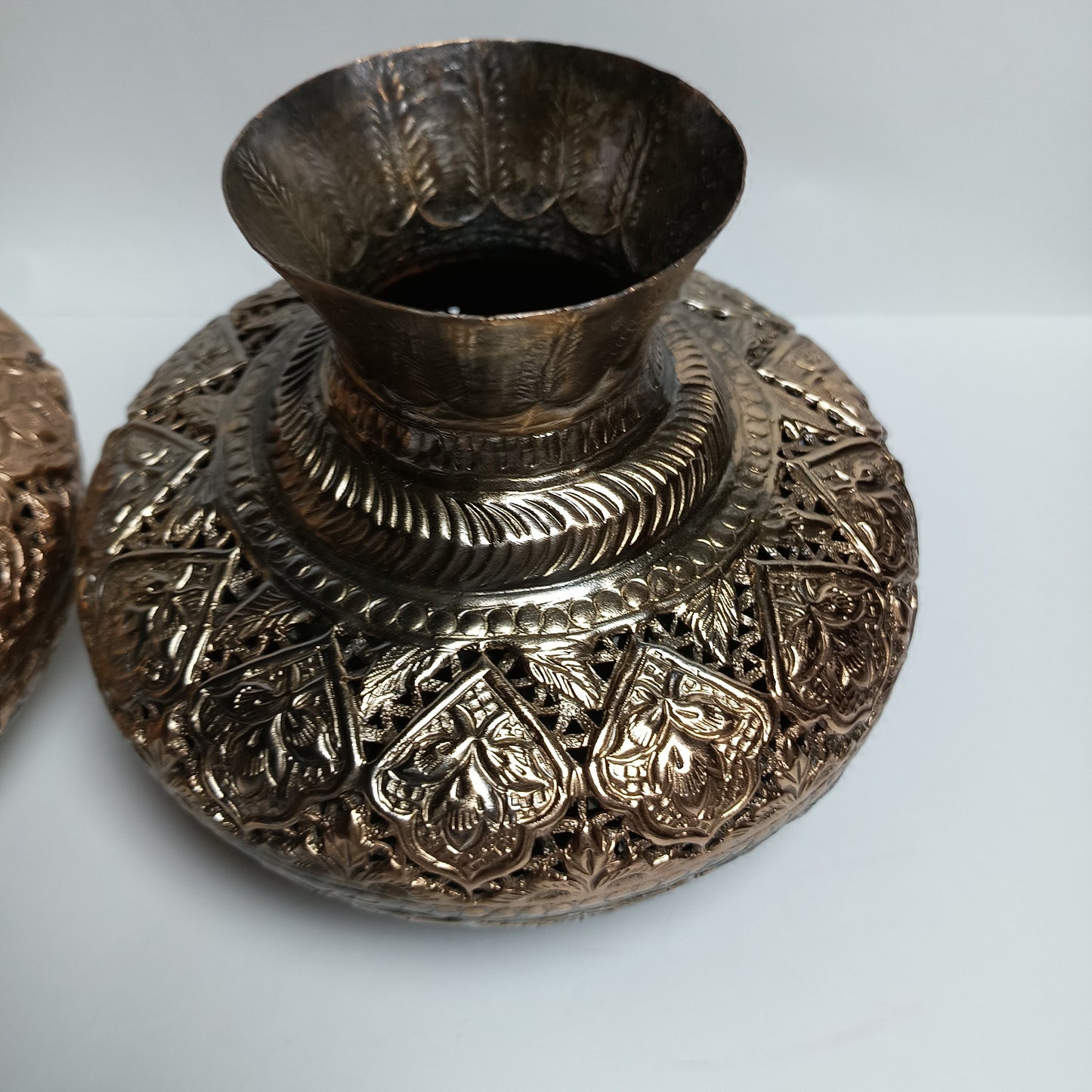 Antique Copper Vase set