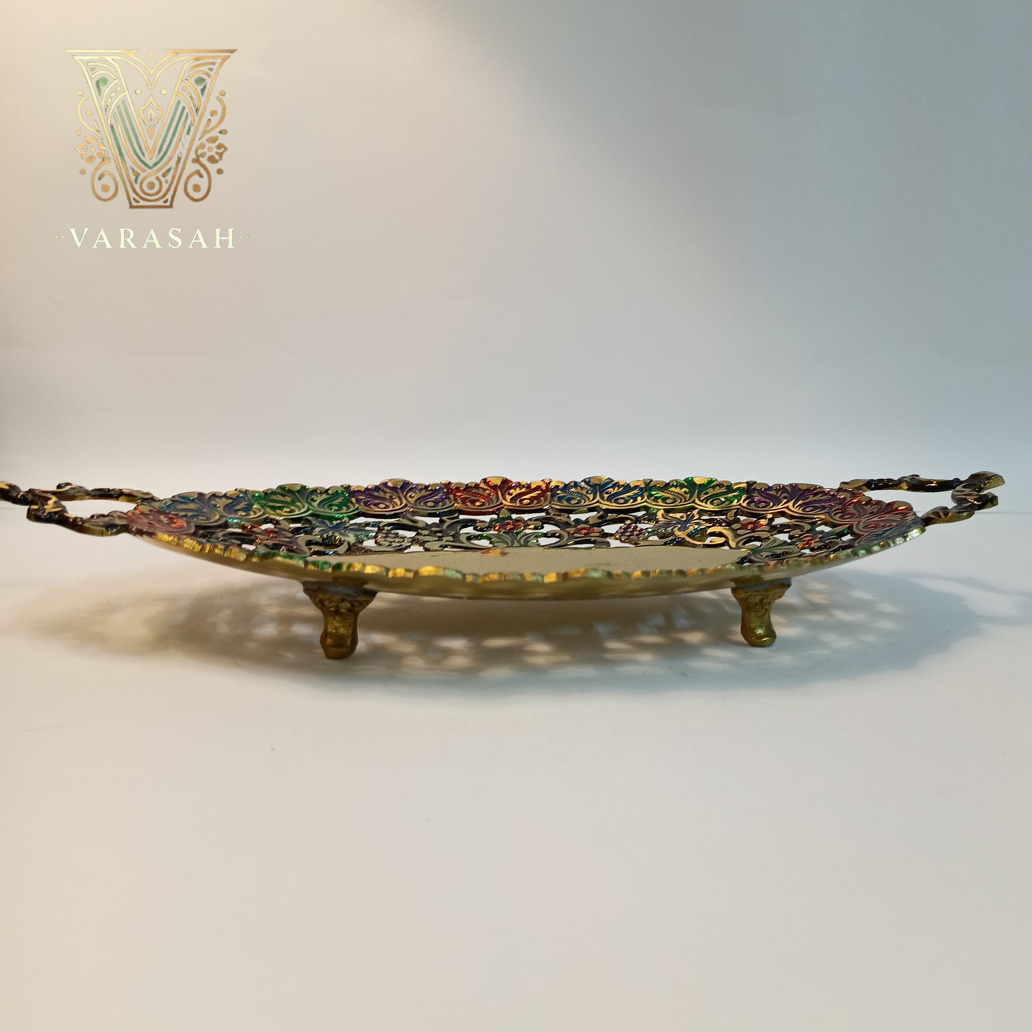Decorative brass tray