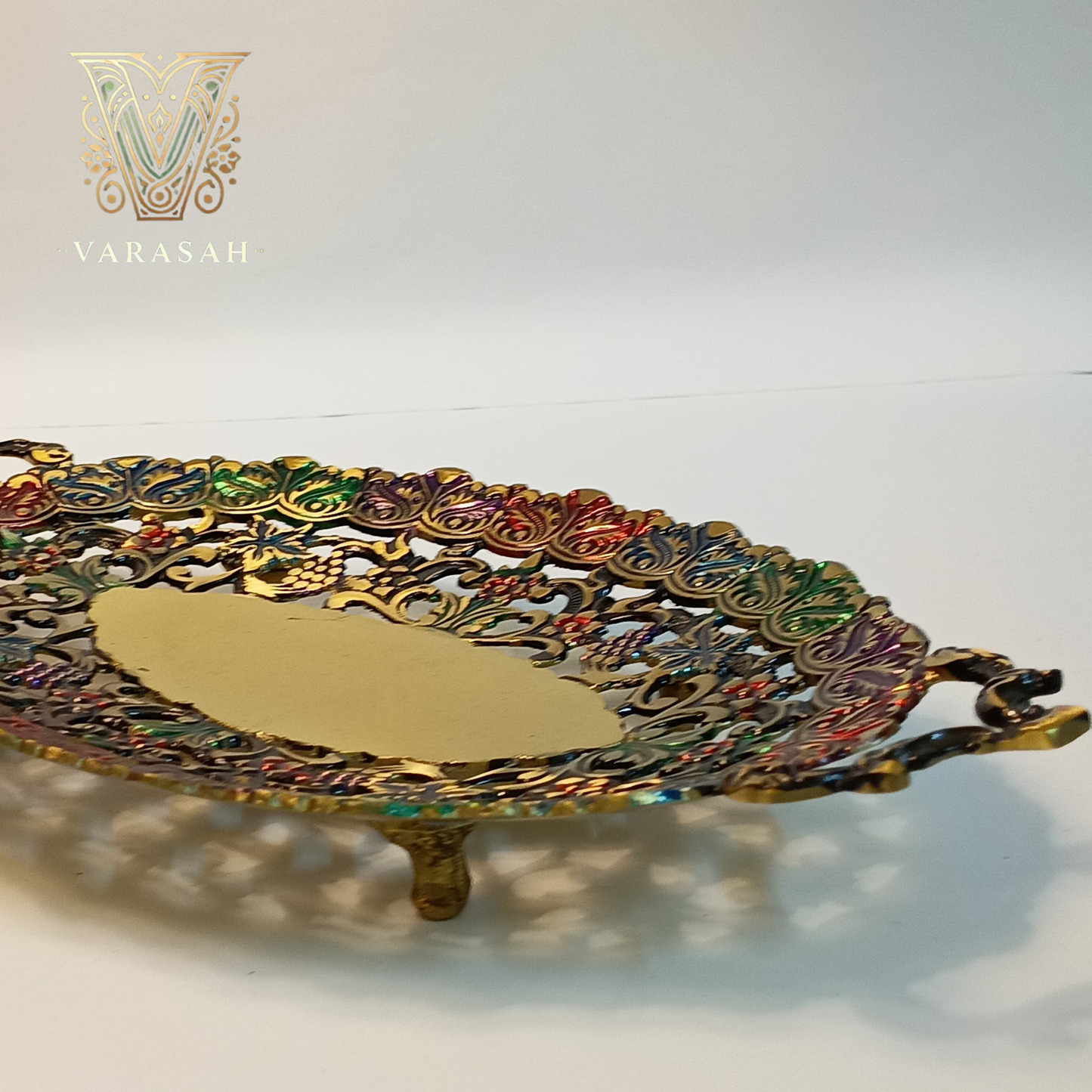 Decorative brass tray