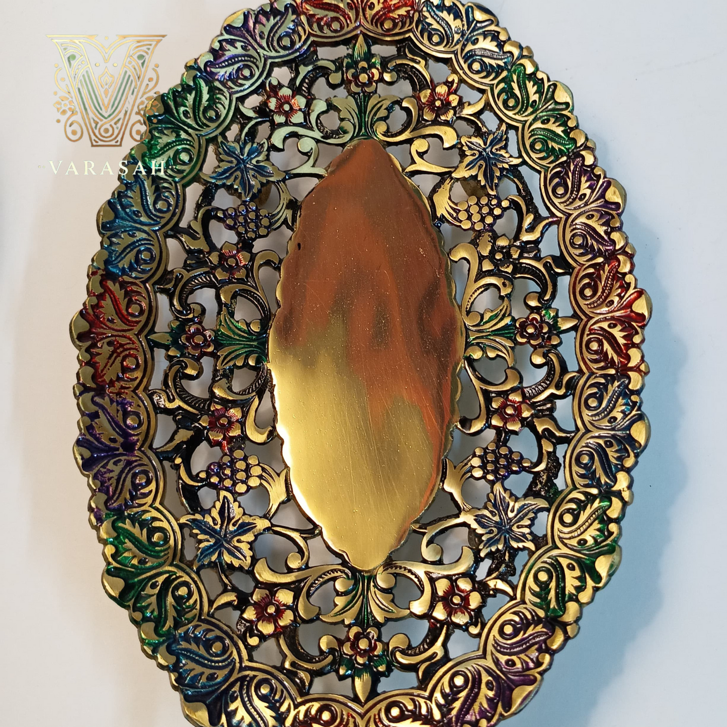Decorative brass tray