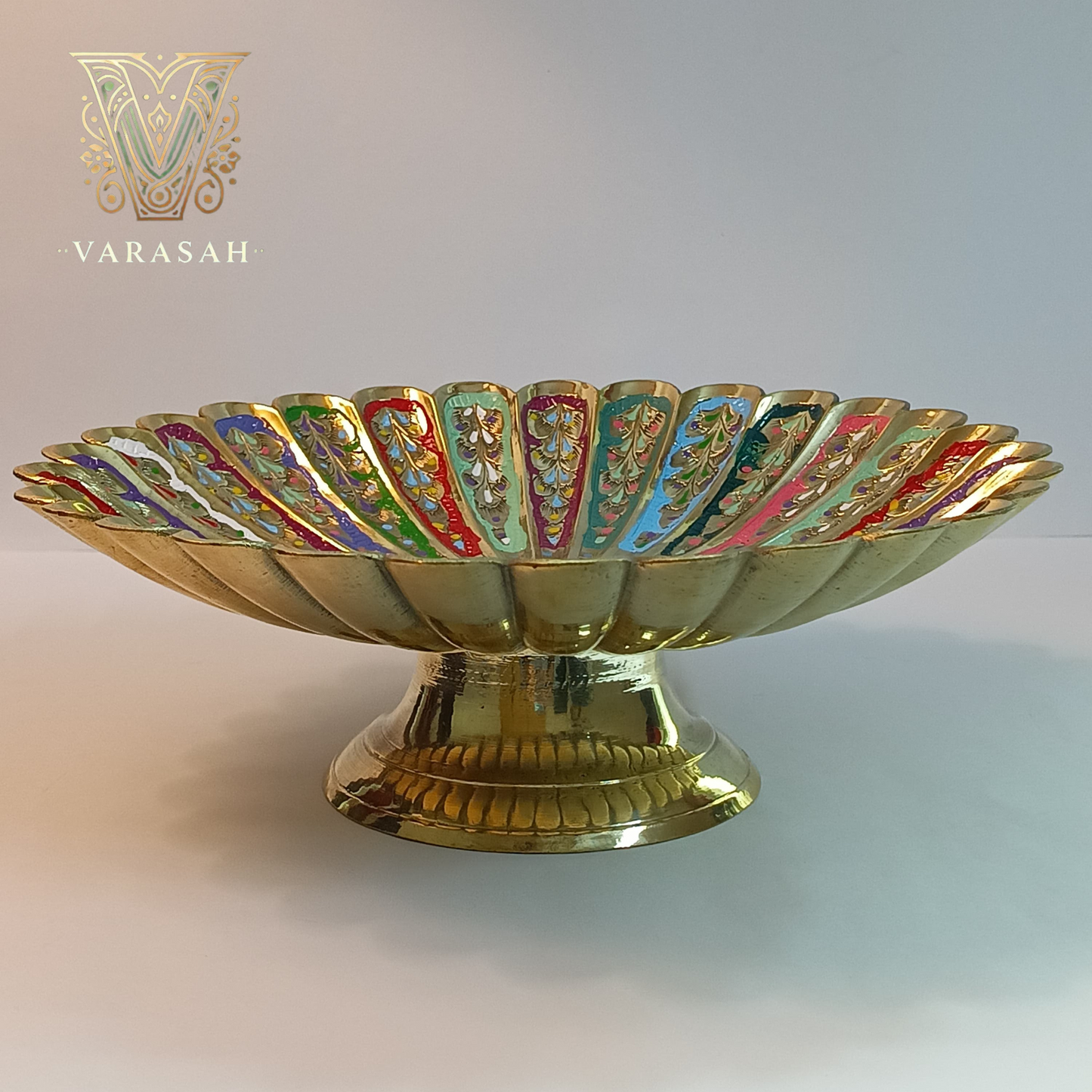 Antique Decorative Brass Plate