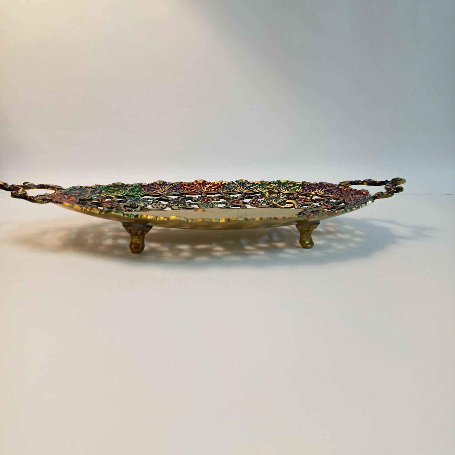 Decorative brass tray