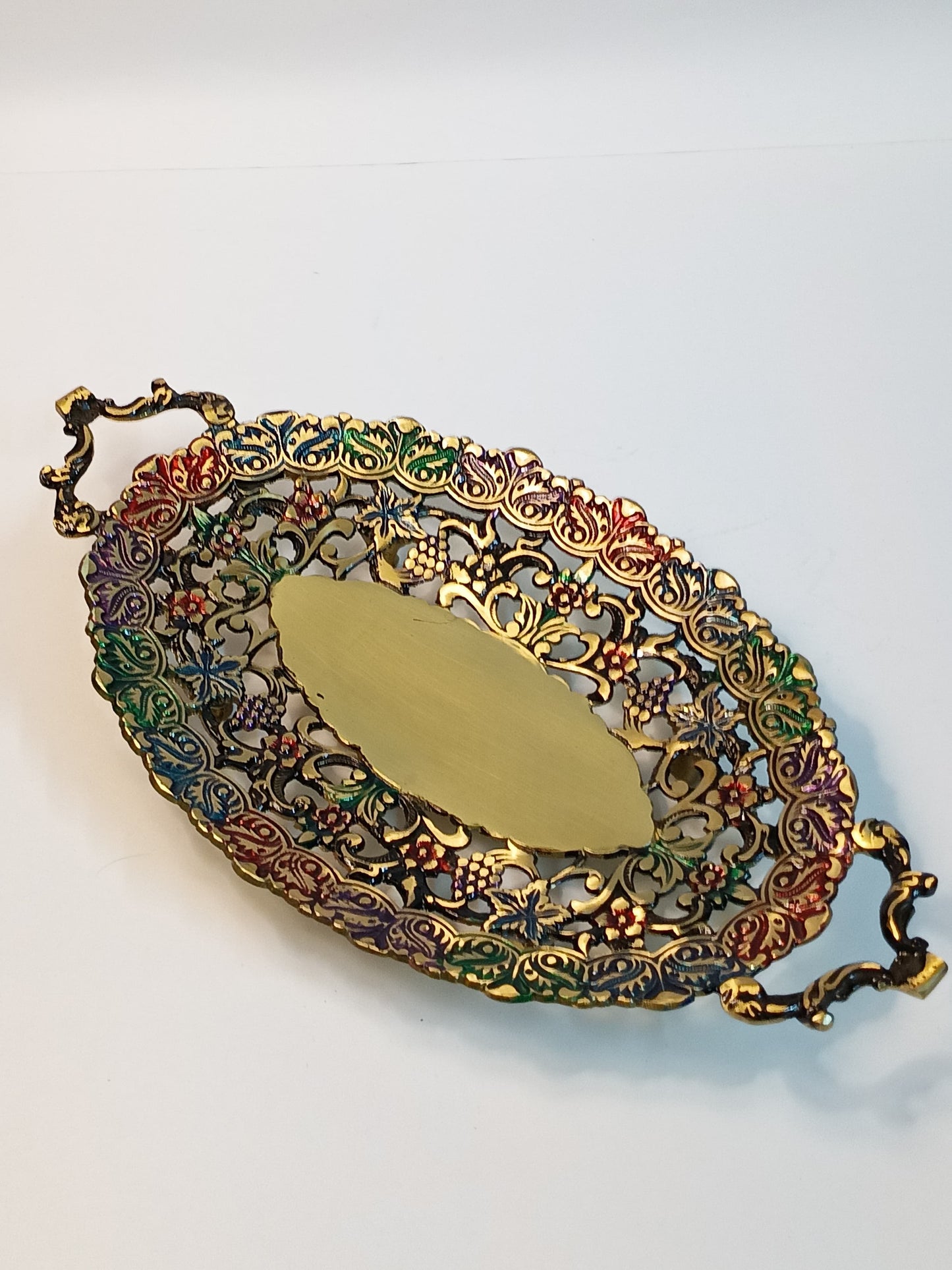 Decorative brass tray