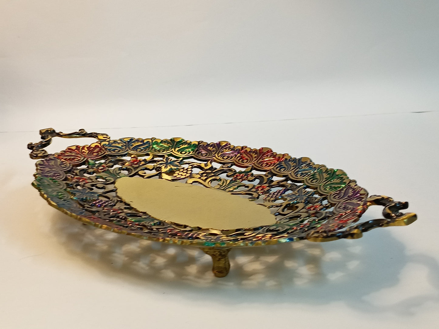 Decorative brass tray