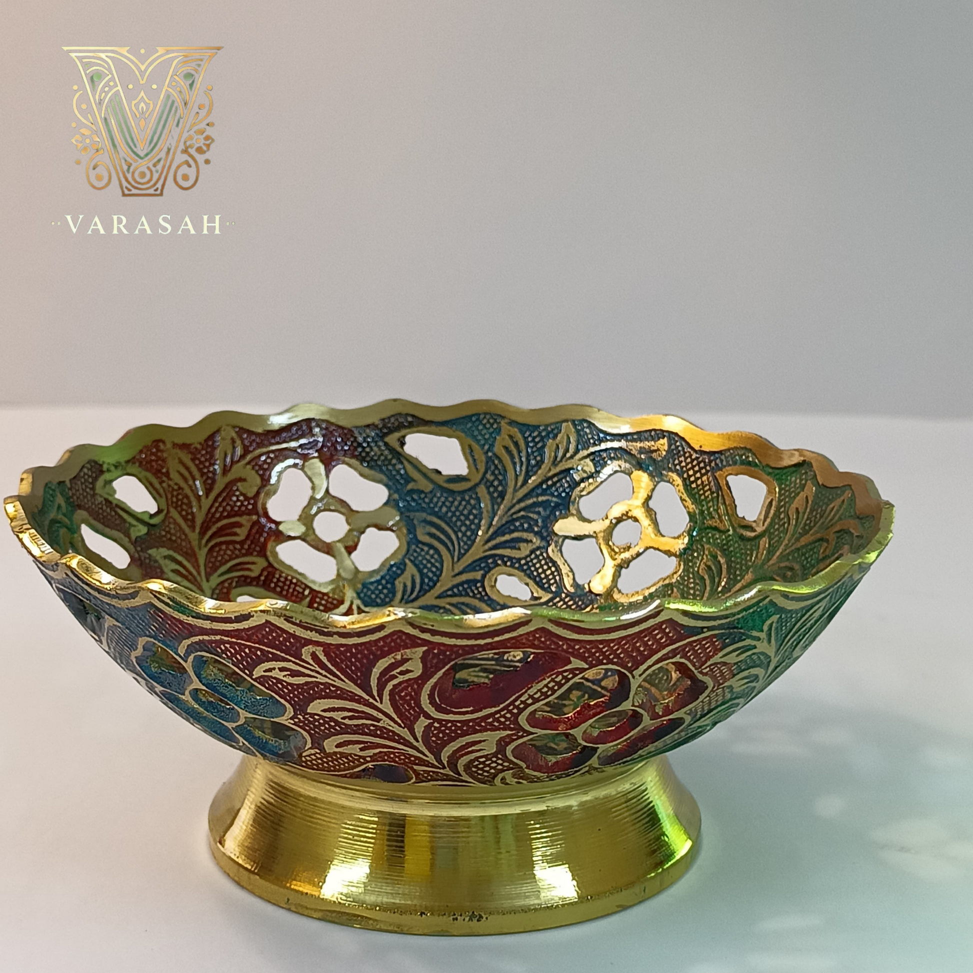 brass painted bowl small