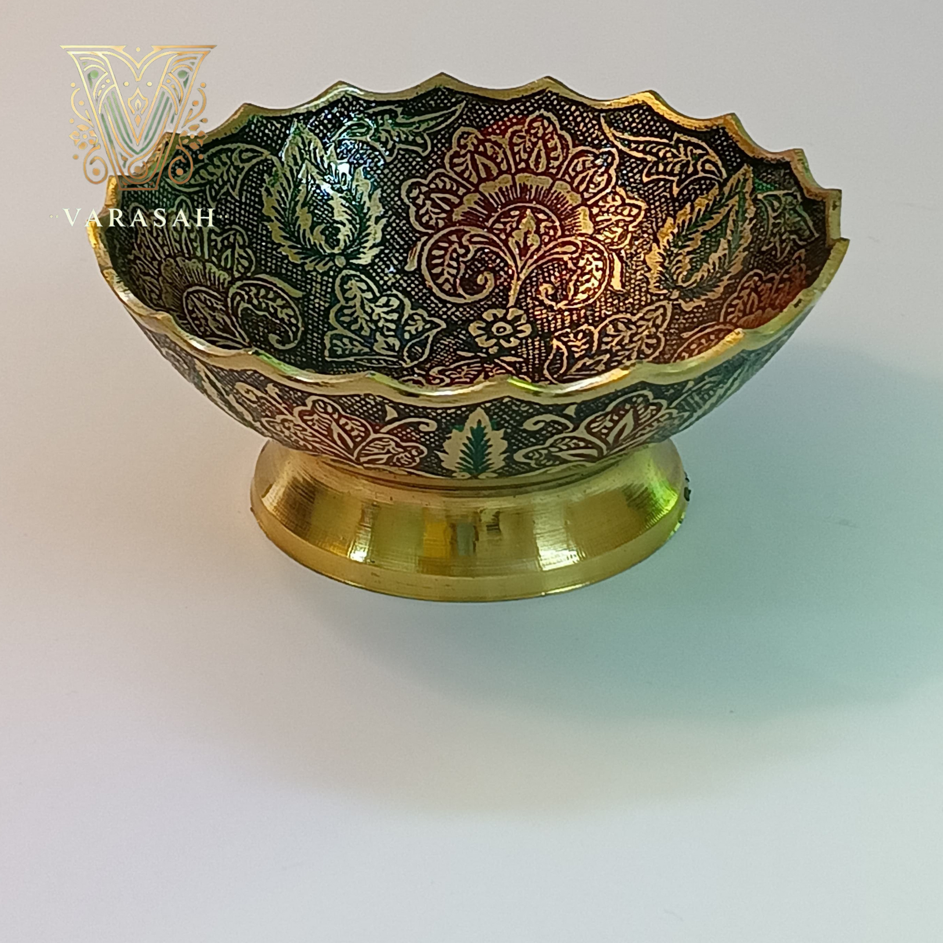 brass bowl painted small