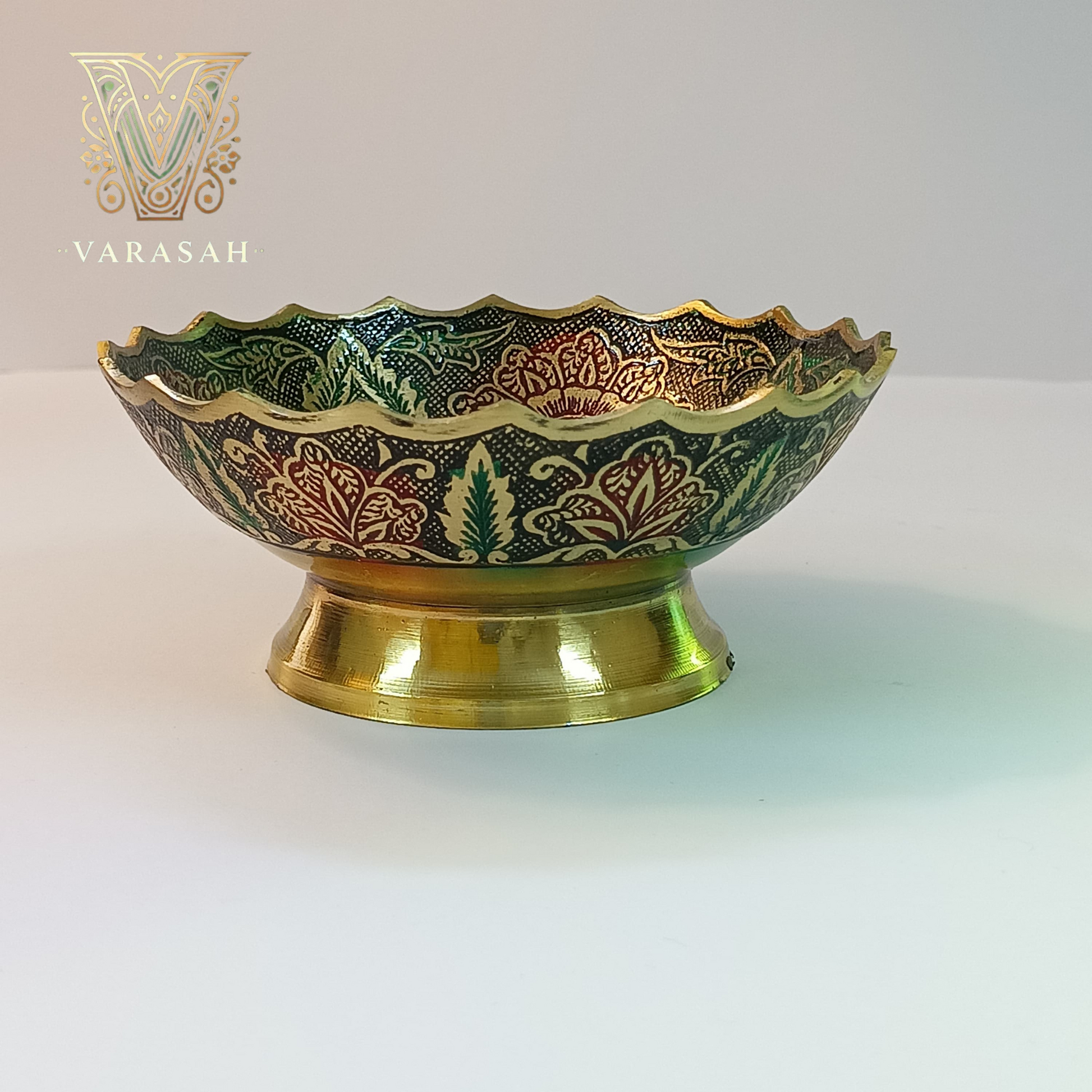 brass bowl painted small