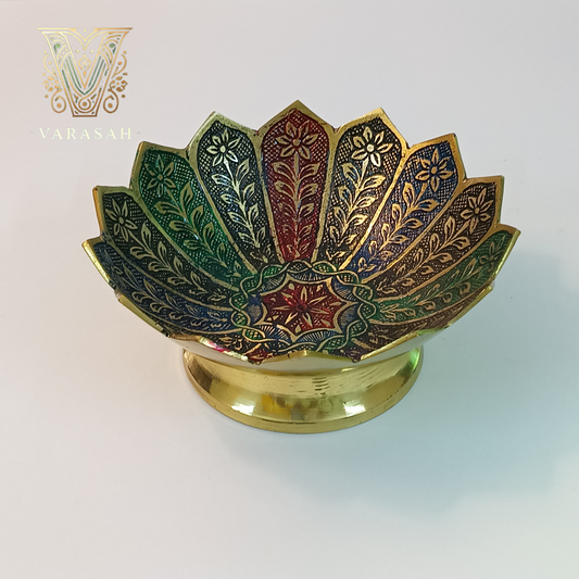 brass bowl painted small