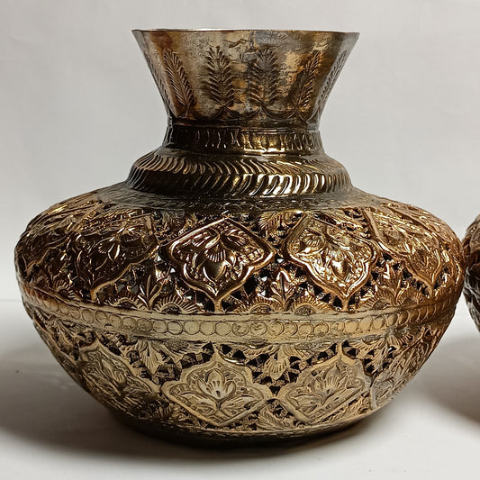 Antique Copper Vase set