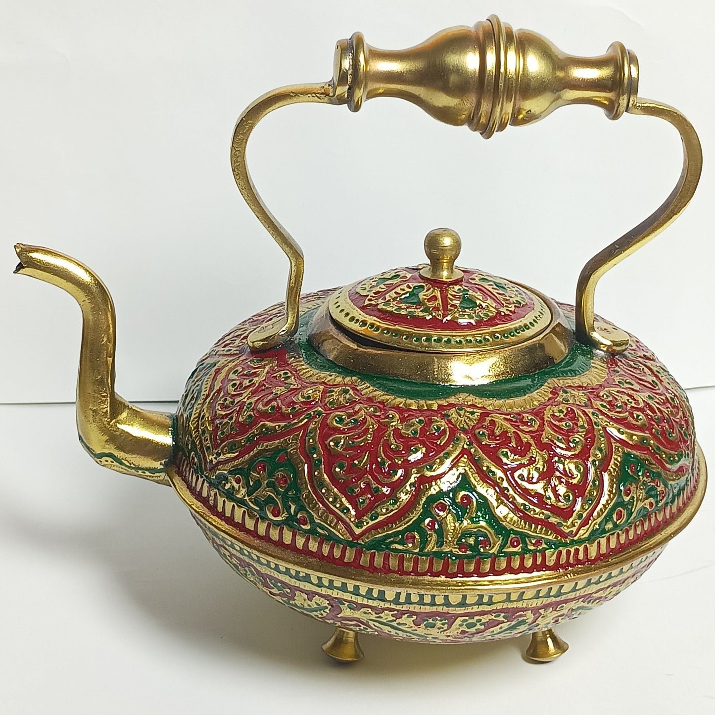 Antique Brass Teapot – A Timeless Heritage Piece
