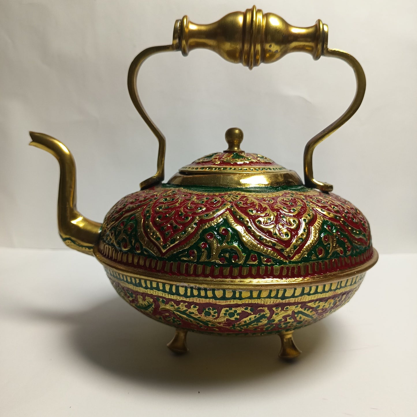 Antique Brass Teapot – A Timeless Heritage Piece
