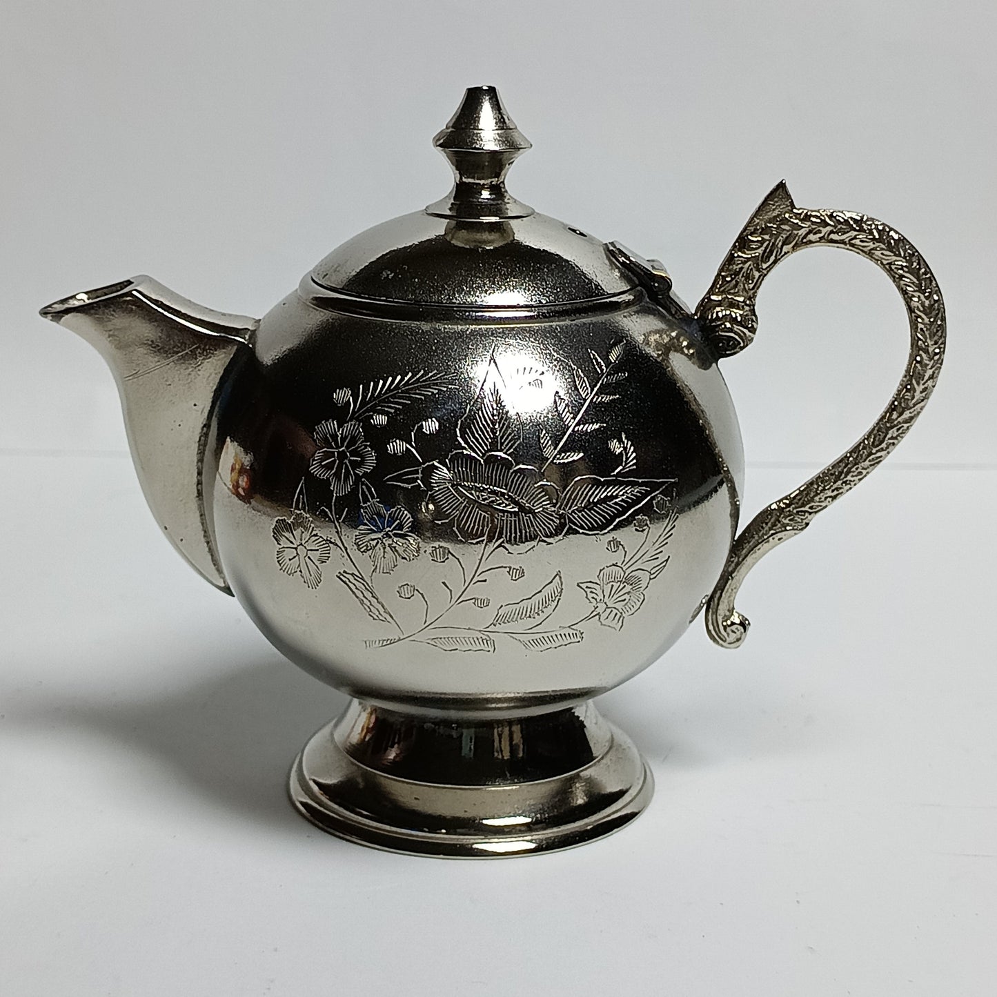 Vintage Silver-plated Brass Tea Set