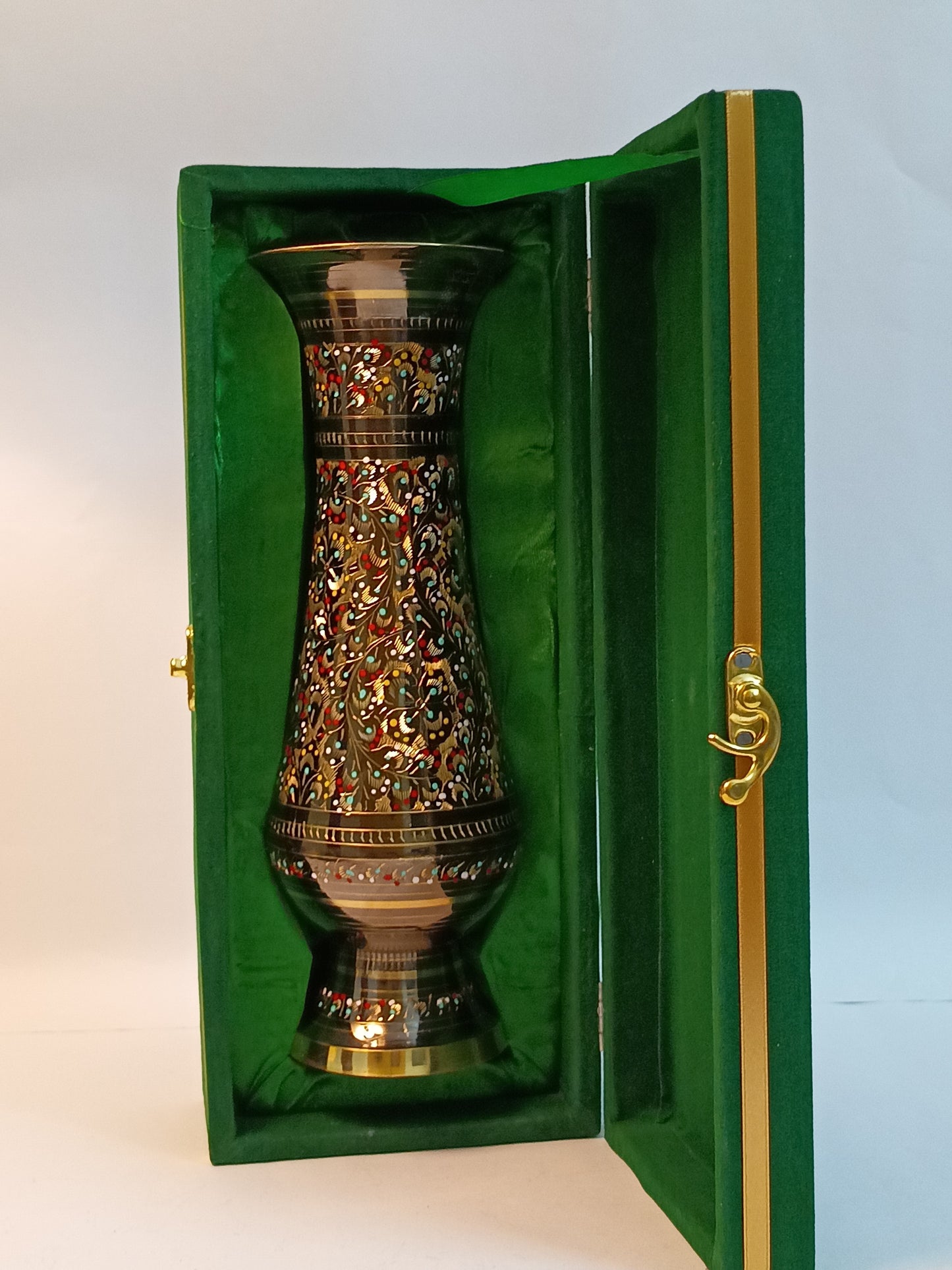 Brass Vase set 13.5 inches