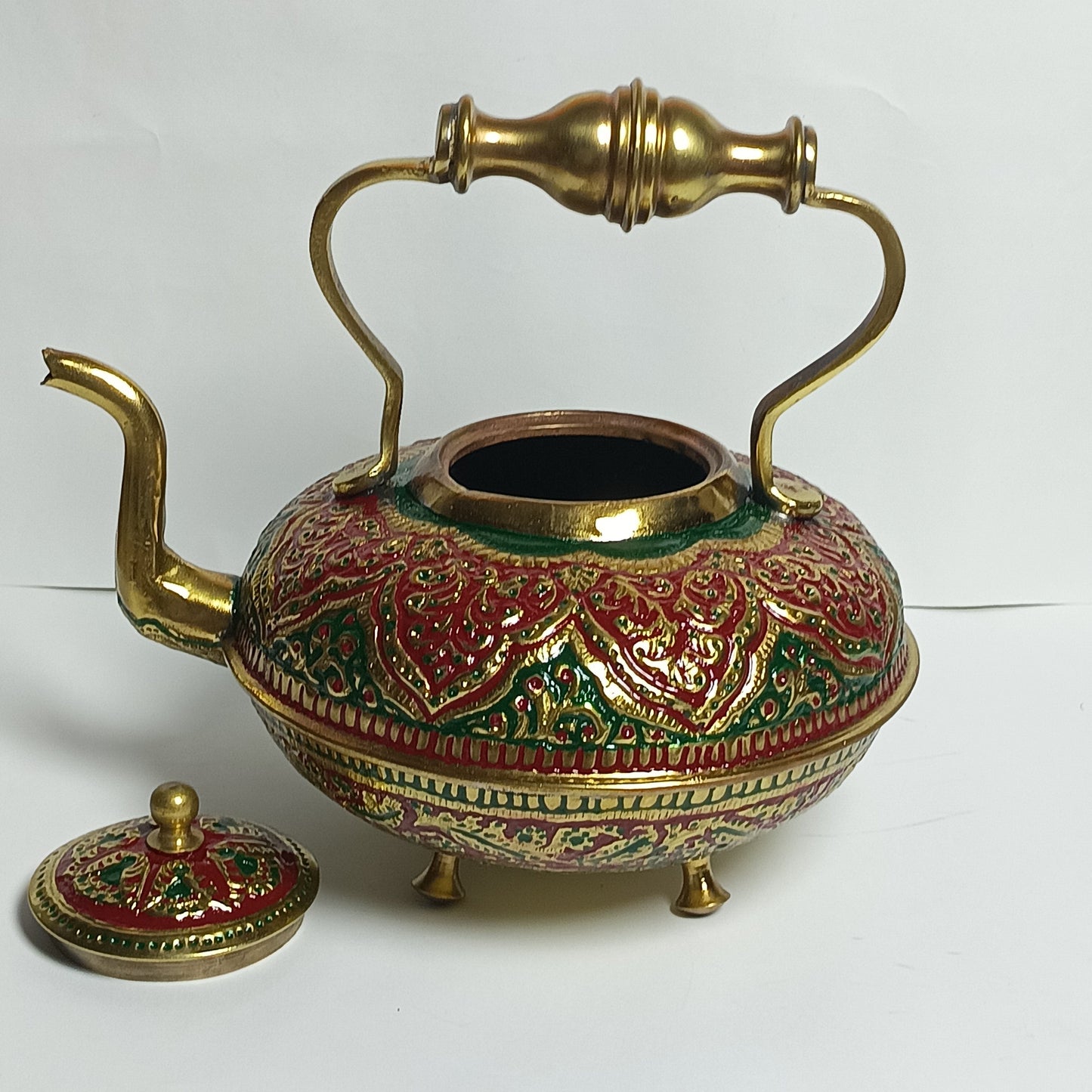Antique Brass Teapot – A Timeless Heritage Piece