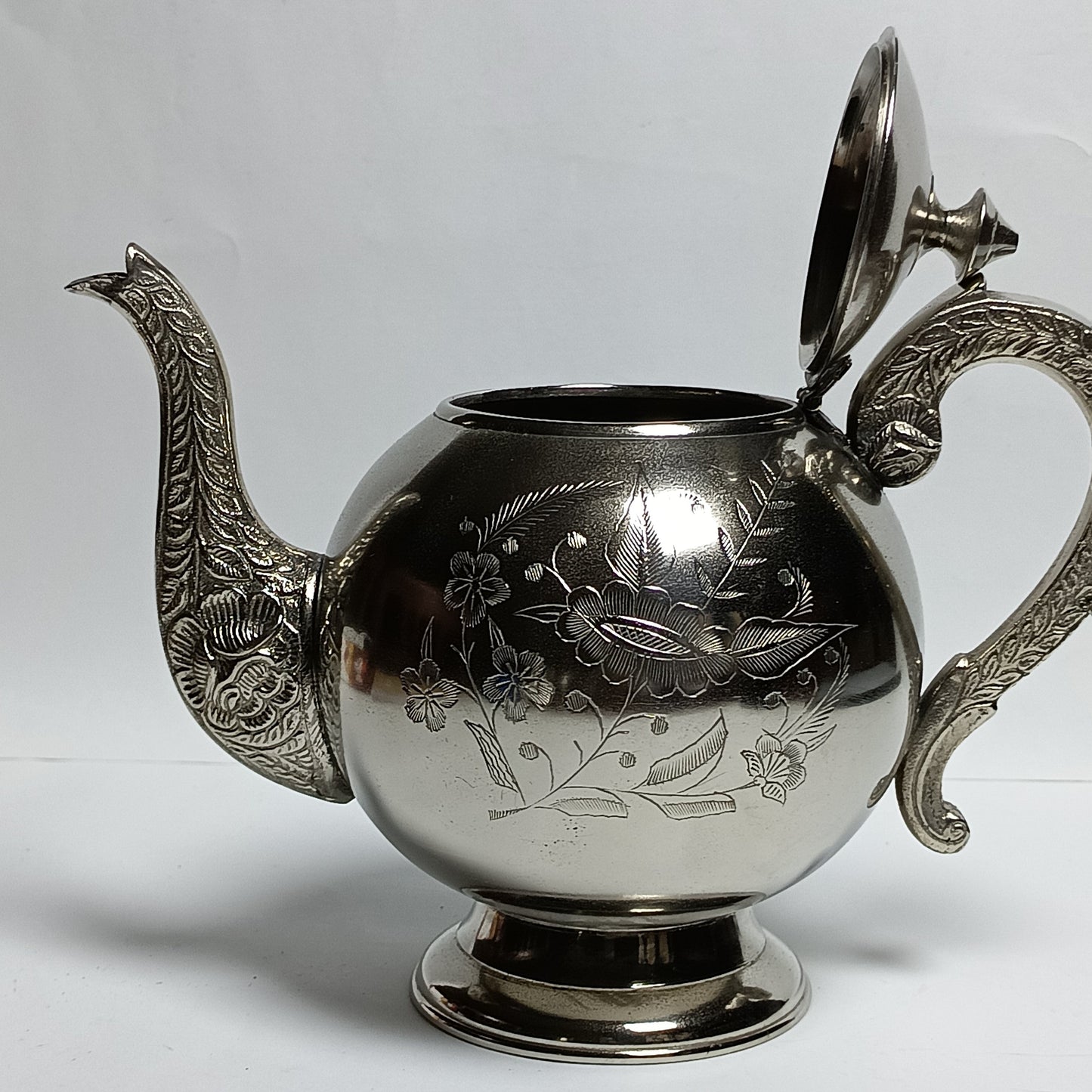 Vintage Silver-plated Brass Tea Set