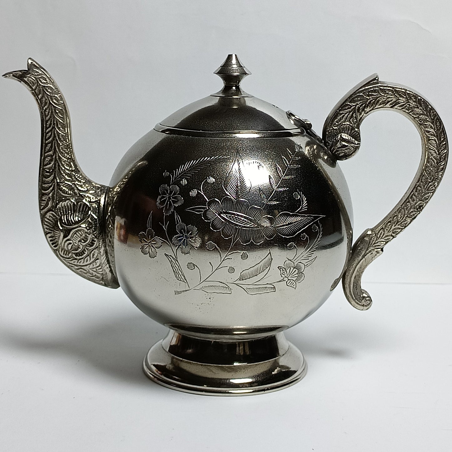 Vintage Silver-plated Brass Tea Set
