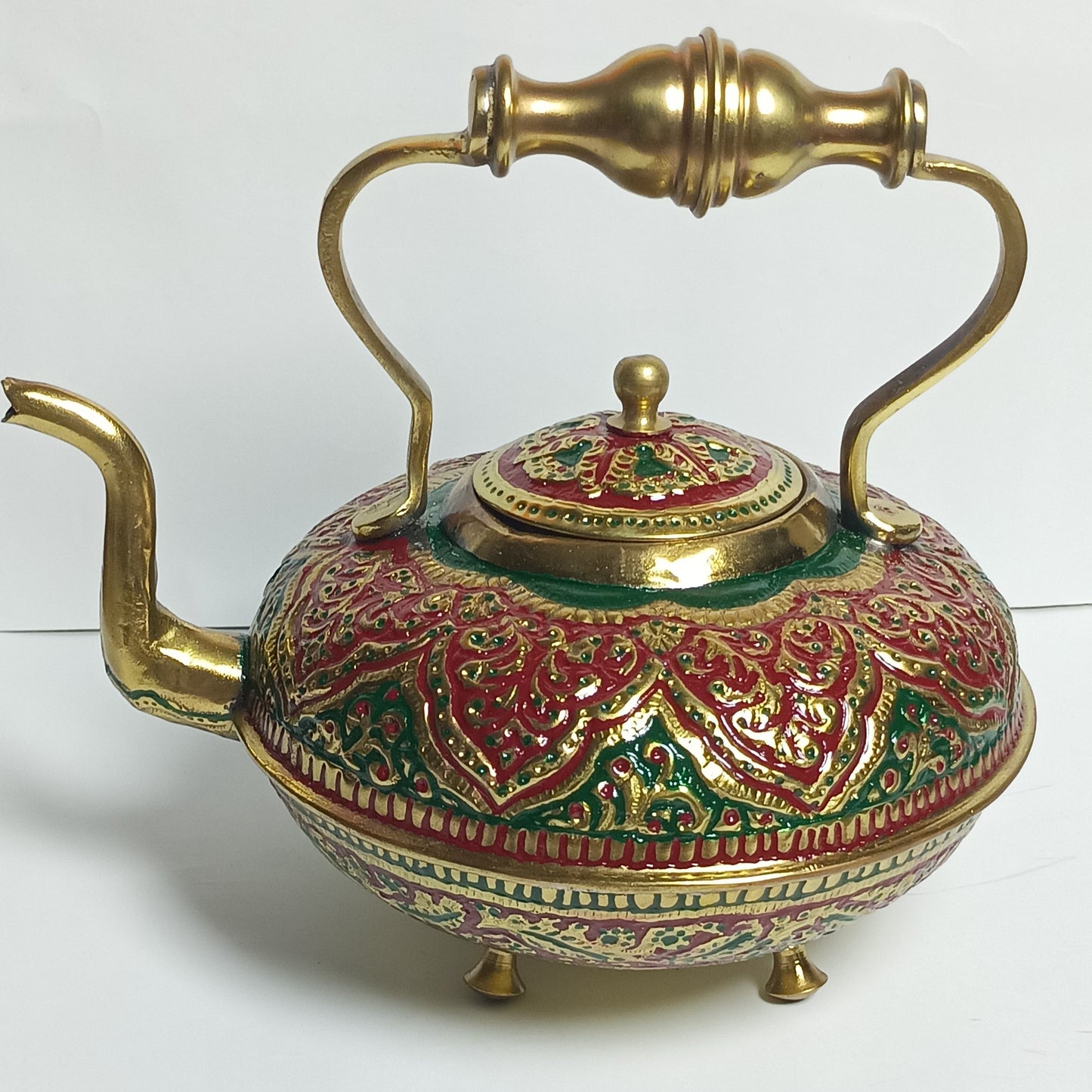 Antique Brass Teapot – A Timeless Heritage Piece