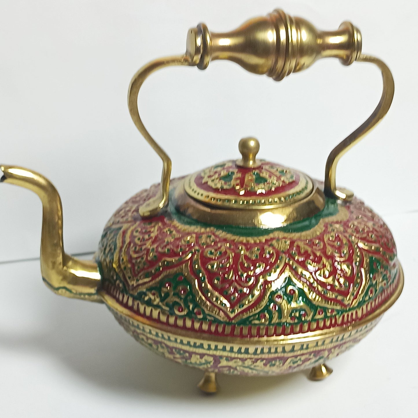 Antique Brass Teapot – A Timeless Heritage Piece